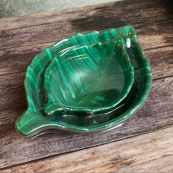 Opalhouse ~ 2pc Bamboo Melamine Leaf Nesting Bowl Set - Picture 4 of 9